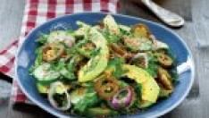 Avokadolu tropikal salata tarifi