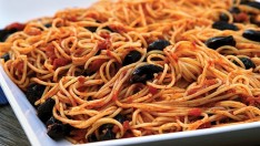 Zeytinli Spagetti Tarifi