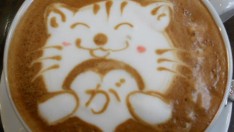 Kahve süsleme sanatı şampiyonu
